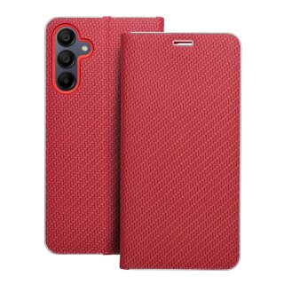 Luna Carbon Book Red für Samsung Galaxy A15 4G/A15 5G