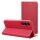 Luna Carbon Book Red für Samsung Galaxy A15 4G/A15 5G