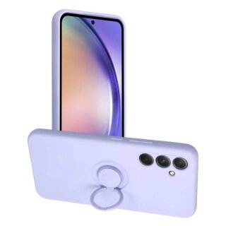 Forcell Silicone Ring Case violett für Samsung Galaxy A16 5G