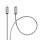 Forcell F-Energy USB-C to USB-C Metal Datenkabel 1m Grau