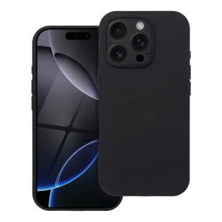 Forcell Silicone Case Black für Apple iPhone 16 Pro