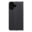 Luna Carbon Book Black für Apple iPhone 17 Pro Max/18 Pro Max