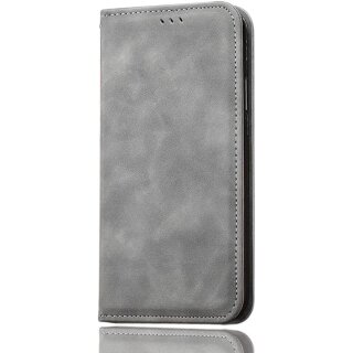 isimobile Bookcase Grau für Vivo V50e/V50 5G