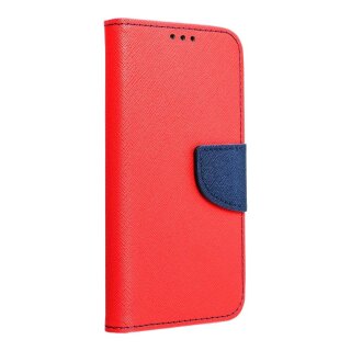 Fancy Book Case Red Navy für Apple iPhone 16