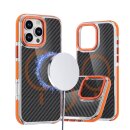 FIBER Case Transparent/Orange für Apple iPhone 17