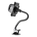 Forcell Universal Autohalterung F-Grip 27cm Arm / 3,8cm - 10,7cm Black