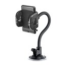 Forcell Universal Autohalterung F-Grip 27cm Arm / 3,8cm - 10,7cm Black