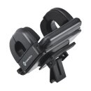 Forcell Universal Autohalterung F-Grip 27cm Arm / 3,8cm - 10,7cm Black