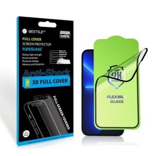 Bestsuit Full Cover 3D Flex Glass Anti-Shock inkl. Montage für Samsung Galaxy A56 5G
