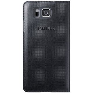 Original Samsung S-View Cover Black für Galaxy Alpha
