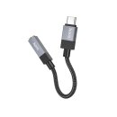 hoco USB-C to 3,5mm Aux 15cm Black