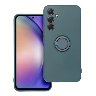 Forcell Silicone Ring Case grün für Samsung Galaxy A37 5G