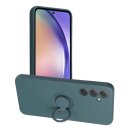 Forcell Silicone Ring Case grün für Samsung Galaxy A37 5G