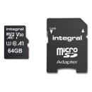 Integral microSD Card U3 V30 64GB