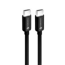 Forcell USB Type-C zu Type-C black 3m (Quick Charge 4.0 60W)
