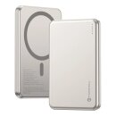 Forcell Power Bank Super Slim F5k9 MagSafe Kompatibel Silver