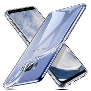 Back Case Slim Clear Blue für Samsung Galaxy S8