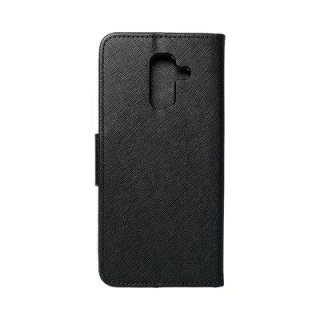 Fancy Book Case Black für Samsung Galaxy A6 Plus