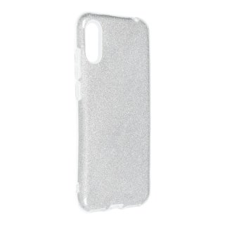 Forcell Shining Case silber für Huawei P20 lite