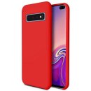 Forcell Silicon Case rot für Samsung Galaxy S10+