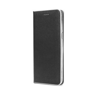 Luna Book Silver schwarz für Samsung Galaxy J3 2017
