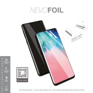 Nevox 3D Nanofolie schwarz für Samsung Galaxy S10 Plus