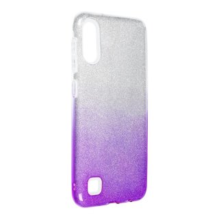 Forcell Shining Case Silver/Violette für Samsung Galaxy A10