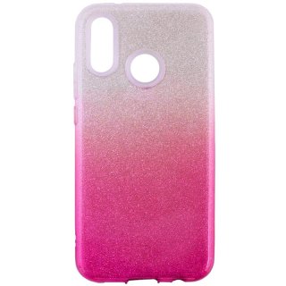 Forcell Shining Case Silver/Rose für Huawei P20 lite