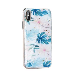 Forcell Marble Case leaf für Apple iPhone XS/X