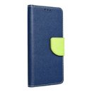 Fancy Book Case Navy Lime für Samsung Galaxy Note 10+