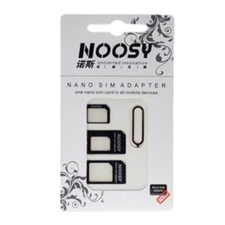 Noosy Nano SIM Adapter 2in1 black