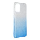 Forcell Shining Case Silver/Blue für Samsung Galaxy A71