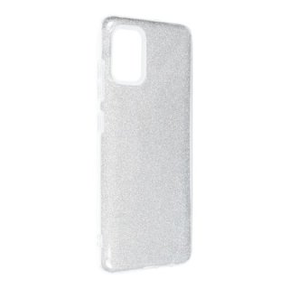 Forcell Shining Case Silver für Samsung Galaxy A51