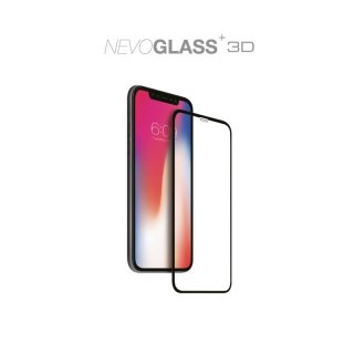 Nevox 3D Glasfolie schwarz für Apple iPhone SE 2020/2022 / 8 / 7