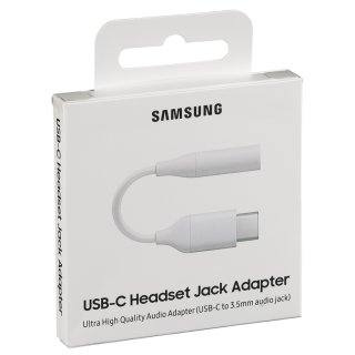 Samsung USB-C Headset Jack Adapter white