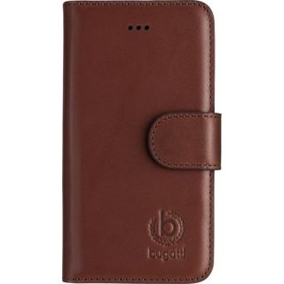 Bugatti Open Book Case Braun für Apple iPhone 5/5S/SE