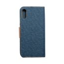 Canvas Book Case Navy Blue für Samsung Galaxy A5 2017