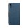 Canvas Book Case Navy Blue für Samsung Galaxy A5 2017