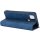 isimobile Wallet Case Leder blau für ZTE Blade 10 Smart
