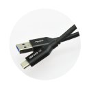 X-ONE USB Type-C Datenkabel schwarz 1,5m