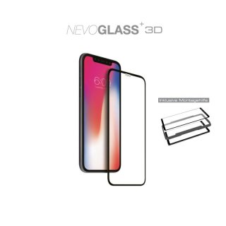 Nevox Glasfolie für Apple iPhone SE 2020/8/7 (Inklusive Montagehilfe)