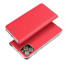 Luna Book Silver Red für Samsung Galaxy S20 FE