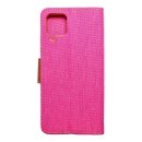 Canvas Book Case Pink für Samsung Galaxy A42 5G