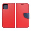 Fancy Book Case Red Navy für Apple iPhone 13 mini