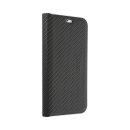 Luna Carbon Book Black für Samsung Galaxy A22 5G