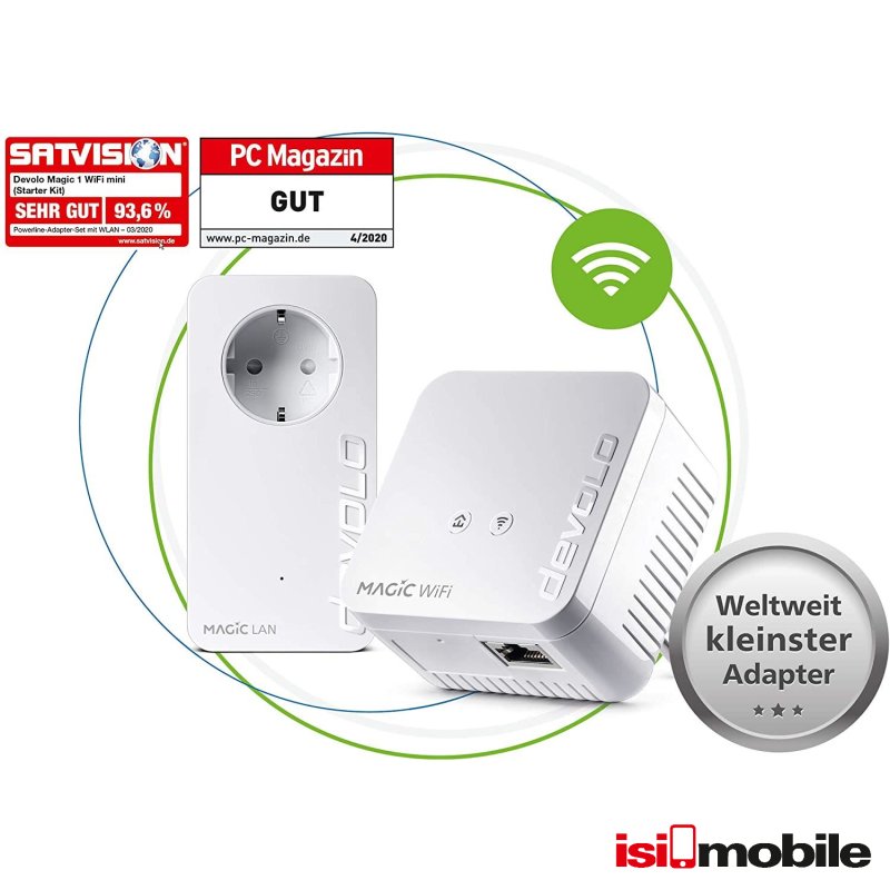 Devolo Magic 1 WiFi mini Starter Kit Weiß - Ihr Online & Offline Shop, €  129,99