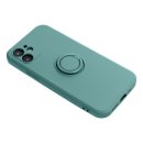 Forcell Silicone Ring Case grün für Apple iPhone 13 Pro