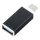 Adapter von USB-C auf USB-A schwarz