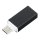 Adapter von USB-C auf USB-A schwarz