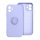 Forcell Silicone Ring Case violett für Apple iPhone 13 mini